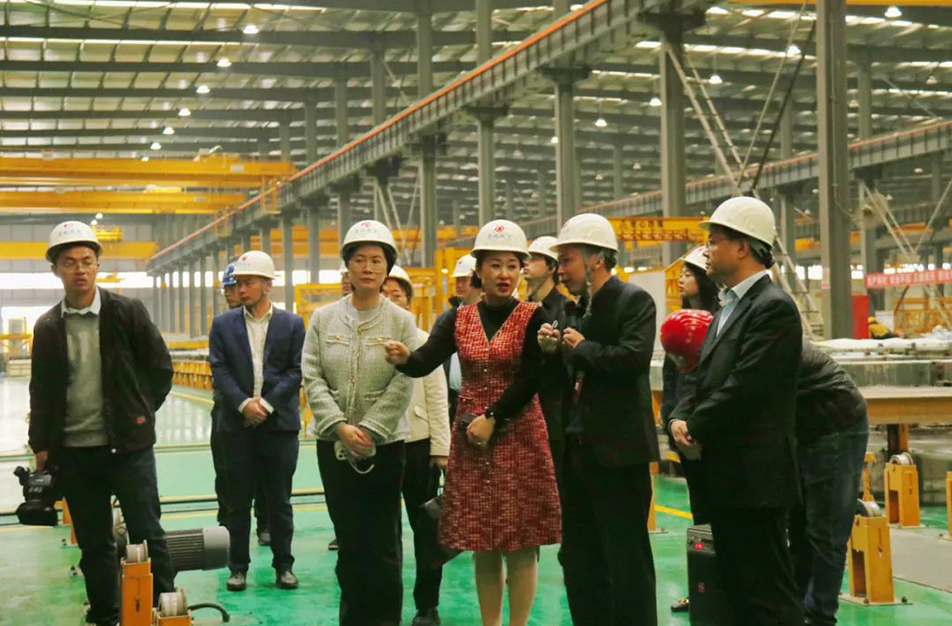 中小城市研究院張央青到市政遠大調研 中小城市研究院張央青到市政遠大調研